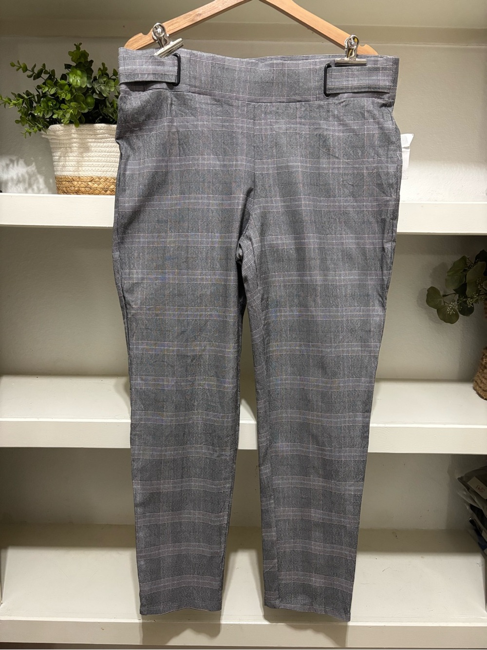 Madison Gray Plaid Men's Dress Pants